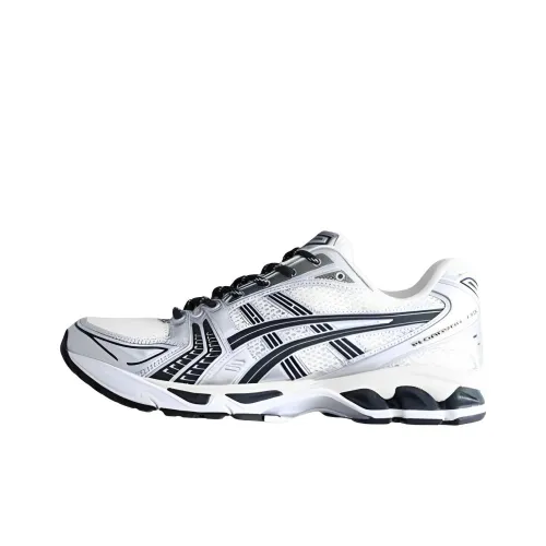 KITH x ASICS Gel Kayano 14 Low Топ Повседневные Беговые Кроссовки Мужские Белый Черный