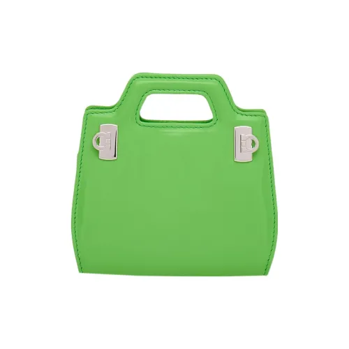 FERRAGAMO Сумка через плечо из коровьей кожи сумка Extra Mini женская зеленая
