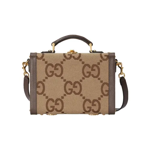 GUCCI Canvas с кожаными вставками косметичка сумка через плечо сумка женская CAMEL