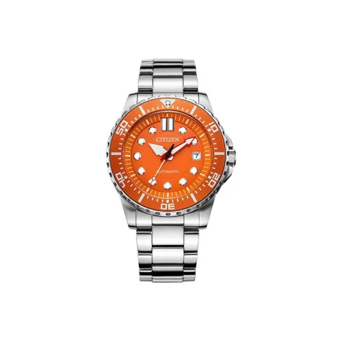 CITIZEN Механический механизм Мужские часы 44mm*13mm Серебряный