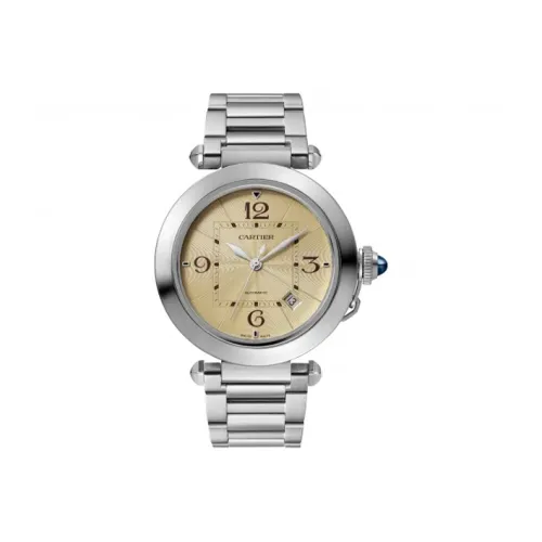 CARTIER Автоматический Механический Movement Женские PASHA DE Часы 35 мм Желтые