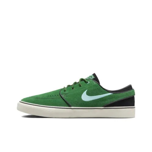 Nike SB Stefan Janoski OG+ Устойчивые к истиранию Дышащие Низкие Кроссовки для скейтбординга Унисекс Зеленый Черный