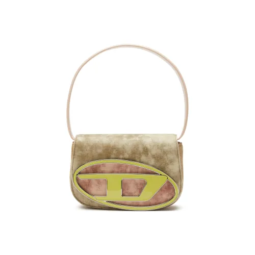 DIESEL Батик Холст 1DR Сумка Переносная Сумка через плечо Сумка на плечо Женская Желтая