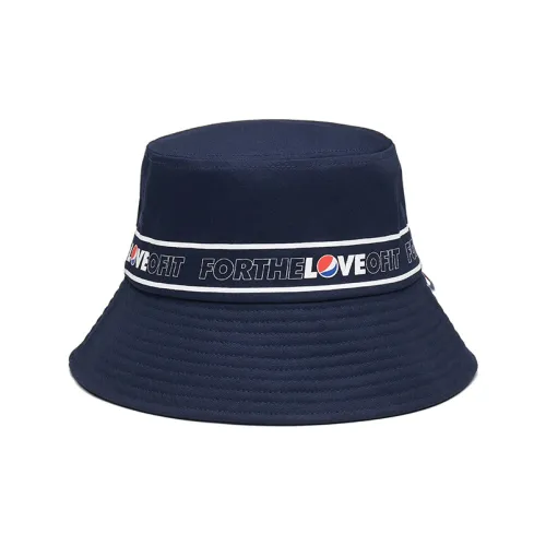 pepsi Cotton Bucket Hats Глубокий морской синий Унисекс