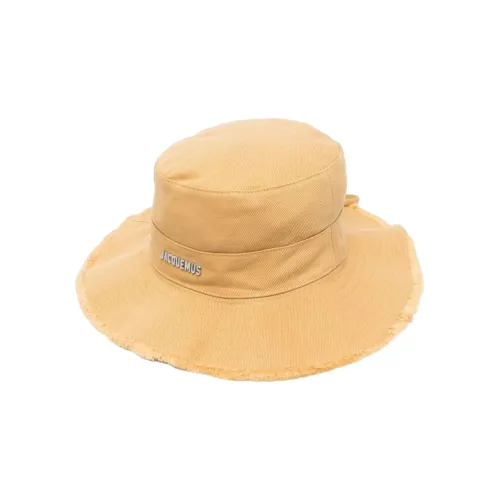 Jacquemus Cotton Bucket Hats Верблюжий Женские