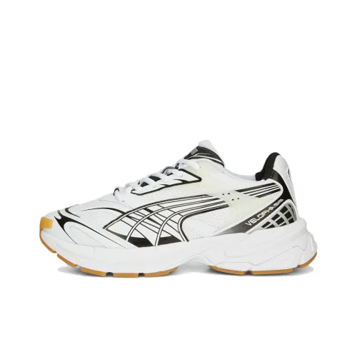 PUMA Velophasis Technisch Low Топ Кэжуал Унисекс Белый Черный