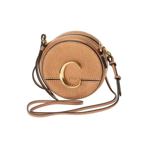 Chloe Кожа Сумка через плечо Сумка на плечо Женская Коричневая