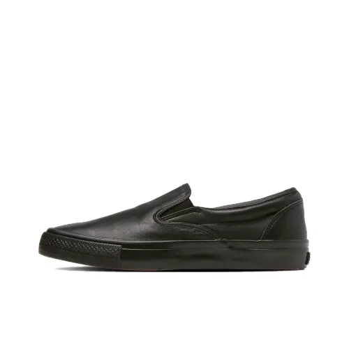 Конверс Cs Slip On Sk Le Slip Resistant Abrasion Resistant Low Топ Скейтборд Кроссовки Унисекс Черная Японская Версия