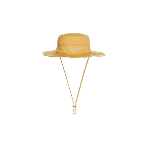 Jacquemus Cotton Bucket Hats Желтый Мужской