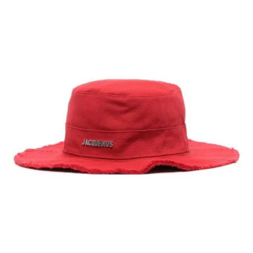 Jacquemus Хлопковые Шляпы Красные Женские