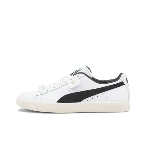 PUMA Clyde Chess Low Топ Скейтборд Кроссовки Унисекс Белый Черный