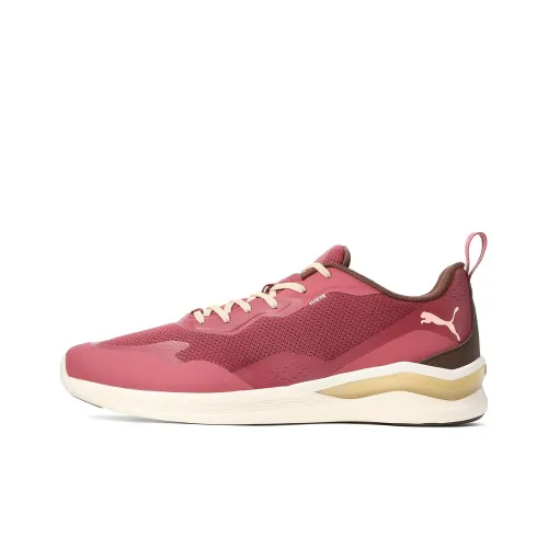 PUMA Lqd Flash Slip Resistant Abrasion Resistant Низкий Топ Беговые кроссовки Мужской Розовый