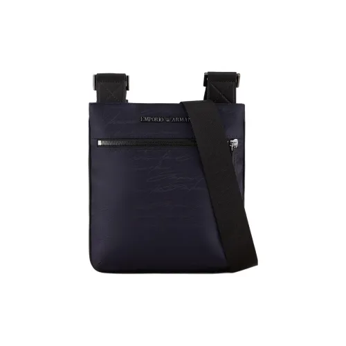 EMPORIO ARMANI Нейлоновые сумки через плечо Мужские Морской синий