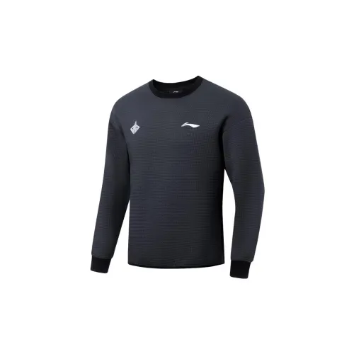 LINING Professional Basketball Series Толстовка Мужская Эбеново-Черная