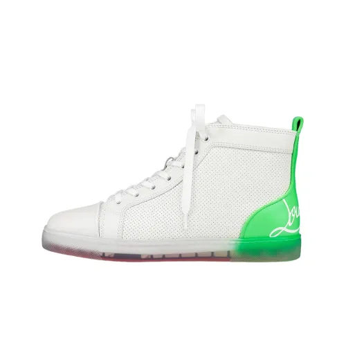 CL High Топ Стильные Скейтбординги Мужские Белые Зеленые