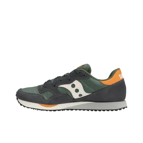 Saucony DXN Trainer Slip-resistant Abrasion-resistant Low-top Беговые кроссовки Унисекс Зеленый Серый