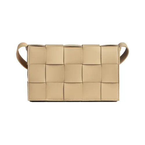 Bottega Veneta Cassette Овчина Тофу Сумка Ручная Сумка Сумка через плечо Стандартная Женская Светлый Умбра