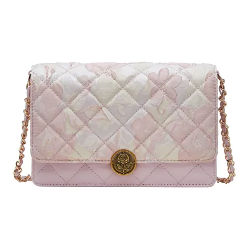 VANESSA HOGAN Сумка из коровьей кожи с цепочкой сумка на плечо сумка через плечо маленькая женская черная розовая