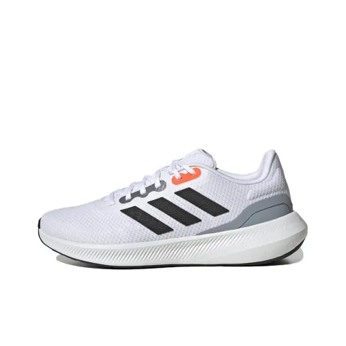 Adidas Runfalcon Wide 3 Бег Slip-resistant Abrasion-resistant Lightweight Low-Top Беговые кроссовки Мужские Белый Черный