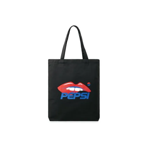 Pepsi Холщовая ткань Сумка через плечо Унисекс Черный Экрю