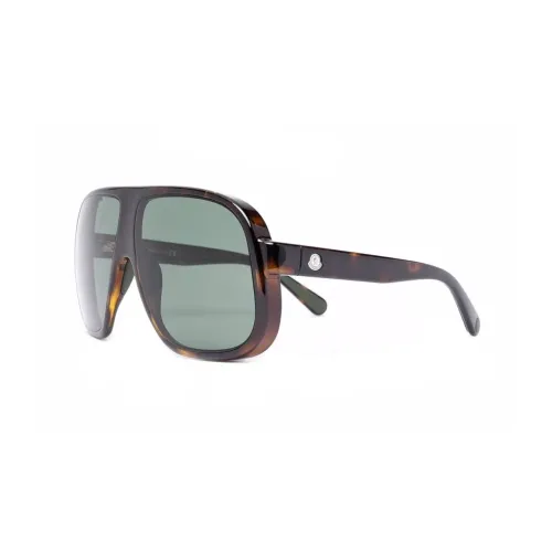 MONCLER Солнцезащитные очки Темно-коричневый Мужской