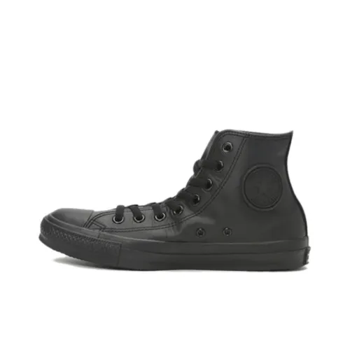 Конверс All Star Амортизация Износостойкие Высокие Кроссовки для Скейтбординга Унисекс Черная Японская Версия