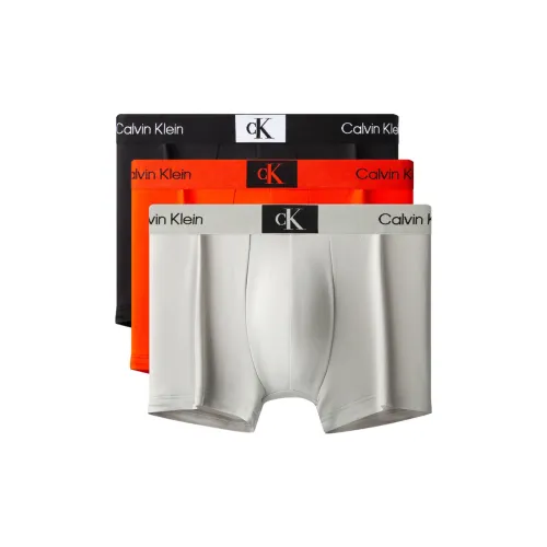 Calvin Klein CK96 Series 3 Пачка Оранжевый+Черный+Светло-Серый Мужские Штаны с Стрелкой