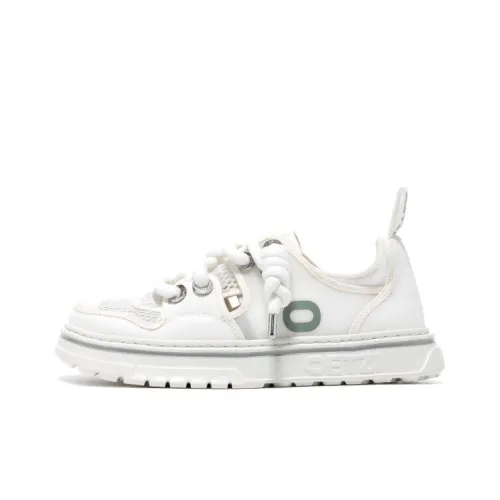 OETZI Низкий Топ Стильный Скейтбординг Унисекс Белый