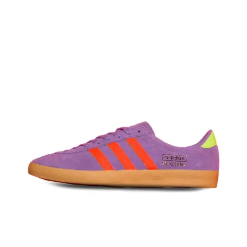 Размер? x adidas originals Mexicana Устойчивый к истиранию Дышащий Низкий Топ Скейтборд Кроссовки Мужские Фуксия