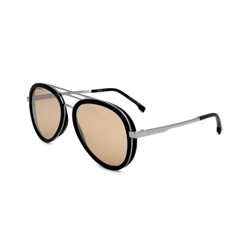 HUGO BOSS Солнцезащитные очки Серебряные Мужские