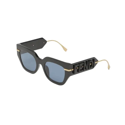 Fendi Солнцезащитные очки Черные Мужские