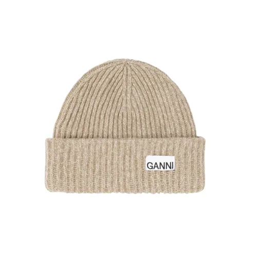 GANNI Шапки-бини Бежевый Женские