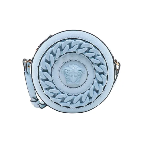 FANSIZHE La Medusa Телячья кожа Camera Сумка Сумка через плечо Женская Синяя