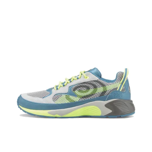 PERKS AND MINI X PUMA Prevail Trail Устойчивый к истиранию Низкий Топ Повседневная обувь Унисекс Серый Синий