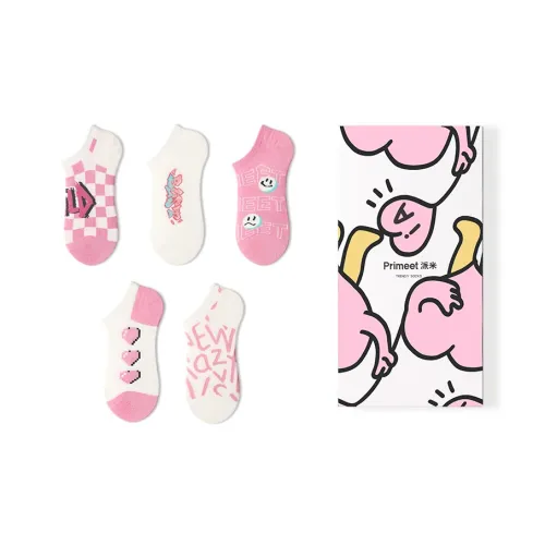 PRIMEET No Show Носки Женские Коробка Включено Набор из 5 Пачек