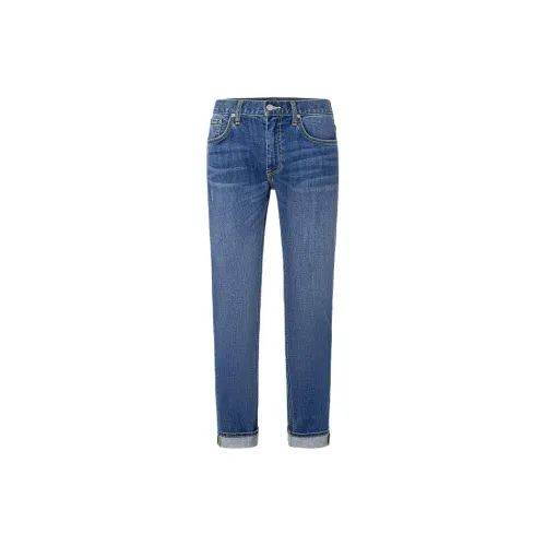 Lee совместный бренд модель Medium Blue Мужские Джинсы