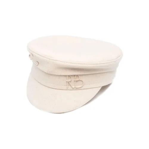 RUSLAN BAGINSKIY Хлопковые Береты Экрю Женские