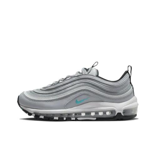 Nike Air Max 97 Износостойкий Дышащий Низкий Топ Спортивная Повседневная Обувь Мужская Серый Синий