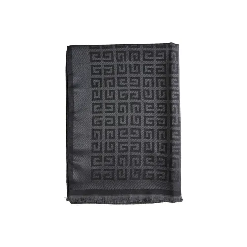 Givenchy Шелковые шарфы Темно-серый Женские