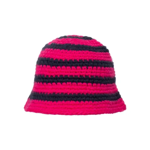 Stussy Акриловые Шапки-Бини Розово-Красные Женские