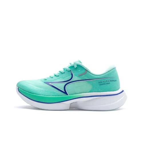 HEALTH Light Wing 001 Низкий Топ Беговые Кроссовки Унисекс Зеленый Белый