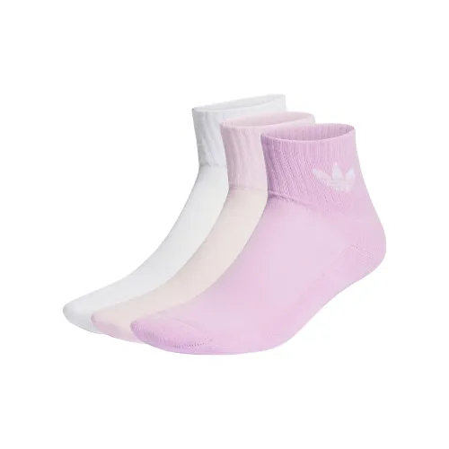 Adidas Originals Mid Cut Crew Носки Низкие носки Унисекс 3 упаковки