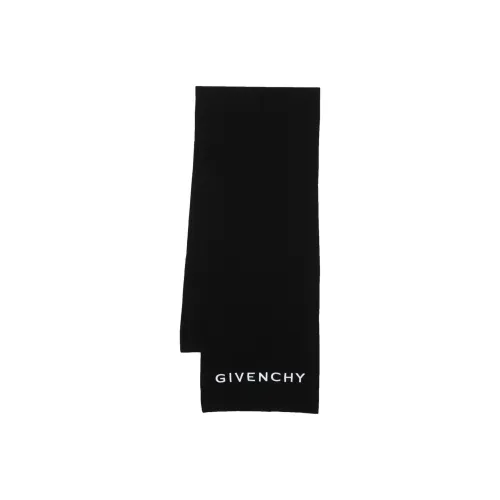 GIVENCHY Вязаные шарфы Мужской Черный