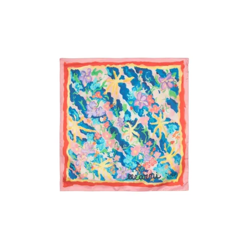 MARNI Шелковые шарфы Многоцветные Женские