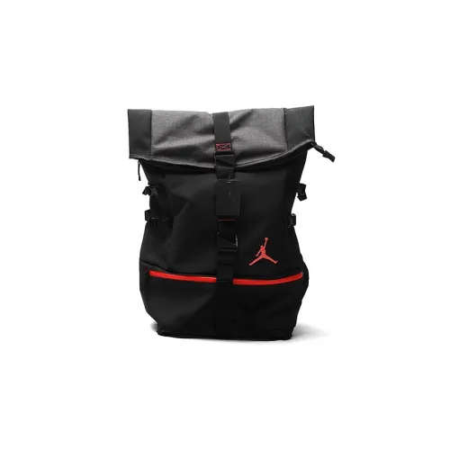 Джордан Полиэстер Рюкзак Стандартный Унисекс Черный Красный