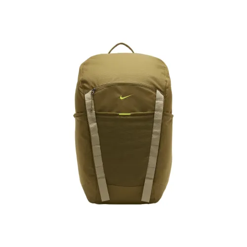Nike Ткань Рюкзак Унисекс Пушка против авиации Оливково-зеленый Оливково-зеленый Оригинальный Зеленый