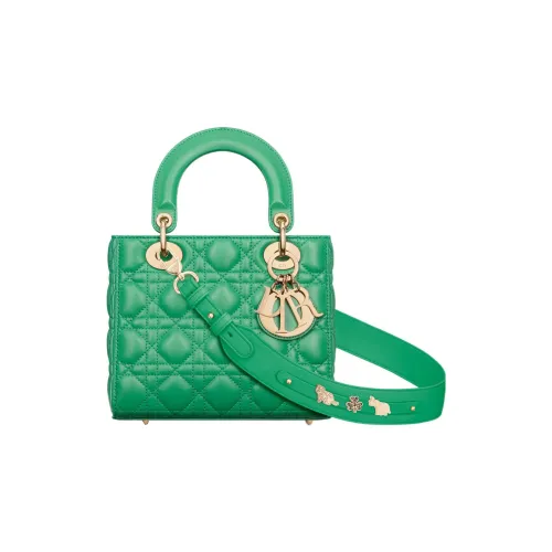 DIOR Lady Dior My ABCDior Lambskin Сумка Lady Dior Сумка через плечо Сумка Маленькая Женская Зеленая
