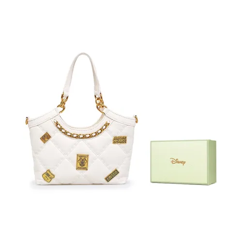 Disney ПУ (полиуретан) Сумка-тоут Сумка на одно плечо Сумка через плечо Большая женская белая