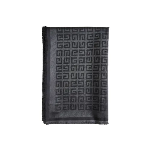 Givenchy Шелковые шарфы Темно-серый Женские