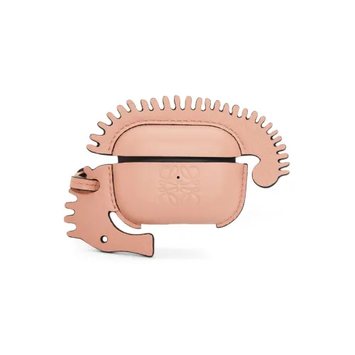 LOEWE Телячья кожа Hippocampus Чехол для AirPods Женские Розовый